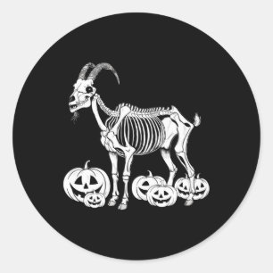 Skeleton Geburtstag Halloween Mens Womens Kids Runder Aufkleber