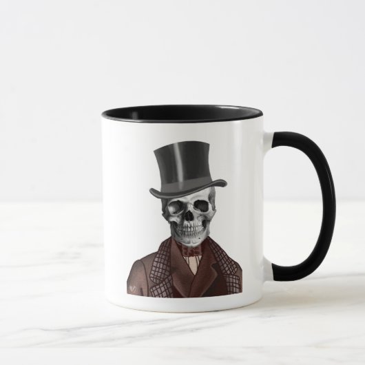 Skeleton Gentleman and Top Hat Tasse (Rechts)