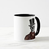 Skeleton Gentleman and Top Hat Tasse (VorderseiteRechts)