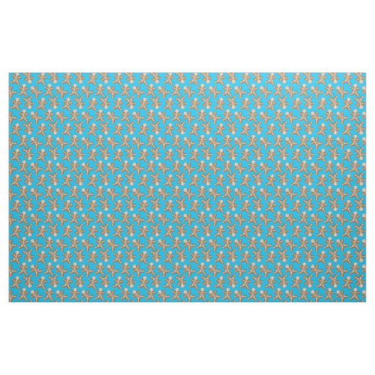 Skeleton Gingerbread Man Pattern Stoff (Yard (91,4 cm))