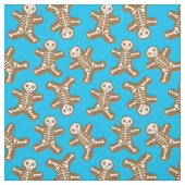 Skeleton Gingerbread Man Pattern Stoff (Muster)
