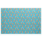 Skeleton Gingerbread Man Pattern Stoff (Fat Quarter (45,7 x 55,9 cm))