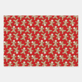 Skeleton Gingerbread Men Geschenkpapier Set (Vorderseite 2)