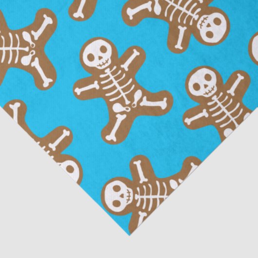 Skeleton Gingerbread Men Seidenpapier (Detail)