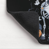 Skeleton Giraffe in Ghosts Halloween Mousepad (Ecke)