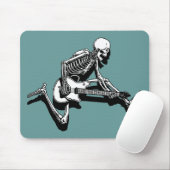 Skeleton Gitarrist springen Mousepad (Mit Mouse)