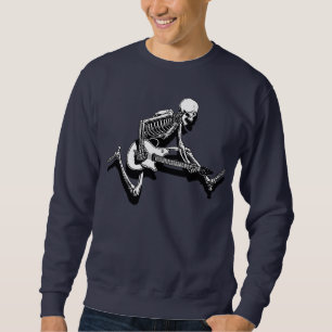 Skeleton Gitarrist springen Sweatshirt