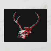Skeleton Glitch Postkarte (Vorderseite)