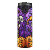 Skeleton Gnomes Halloween Thermosbecher (Rückseite)