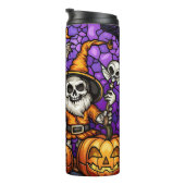 Skeleton Gnomes Halloween Thermosbecher (Nach rechts gedreht)