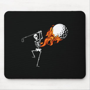 Skeleton Golf Funny Halloween Kostüm Golfspor Mousepad