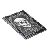 SKELETON, GOTH GENTLEMAN SKULL, DEAD LEAF GESELLSC NOTIZBLOCK (Rechte Seite)