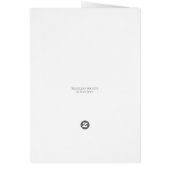 SKELETON GOTH GENTLEMAN SKULL GREETING CARD Blank (Hinten)
