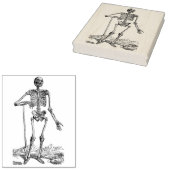 Skeleton Grave Rubber Art Briefmarke Gummistempel (Stempel)