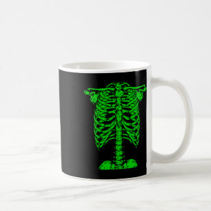Skeleton Green Rib Käfig Knochen Kostüm Halloween Kaffeetasse