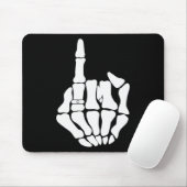 Skeleton Groom Wedding Just Married Spooky Gothic Mousepad (Mit Mouse)