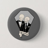 Skeleton Grooms Button (Vorderseite)