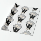 Skeleton Grooms Geschenkpapier (Ungerollt)