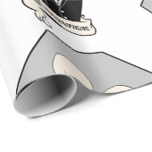 Skeleton Grooms Geschenkpapier (Rolleneckpunkt)