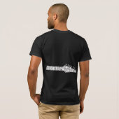 Skeleton Guitar_Front und Rückseite T-Shirt (Schwarz voll)