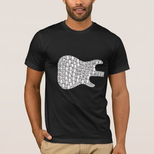 Skeleton Guitar_Front und Rückseite T-Shirt (Vorderseite)