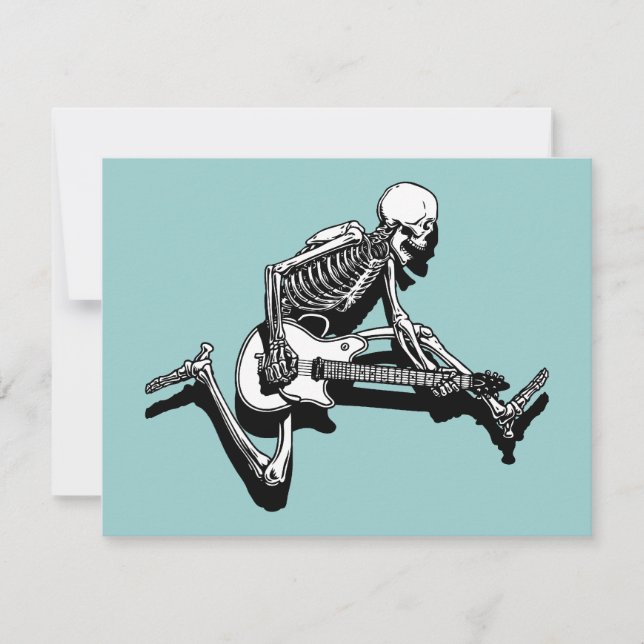 Skeleton Guitarist Jump (Vorderseite)