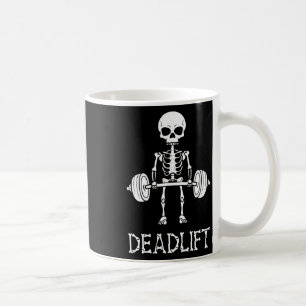 Skeleton Gym Weight Lifting Workout Fitness Kaffeetasse