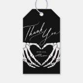 Skeleton Halloween Baby Shower Favor Tag Geschenkanhänger (Vorderseite)