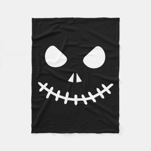 Skeleton Halloween Fleecedecke (Vorderseite)
