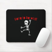 Skeleton Halloween Funny Bone Wild Mousepad (Mit Mouse)