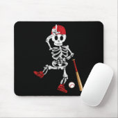 Skeleton Halloween Funny Skeleton Sell Playin verk Mousepad (Mit Mouse)