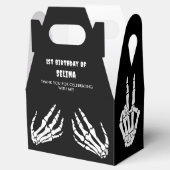 Skeleton Halloween Geburtstag Geschenkschachtel (Geöffnet)