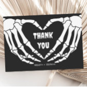 Skeleton Halloween Kinderdusche Danke Karte