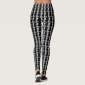 Skeleton Halloween Legging Leggings (Rückseite)