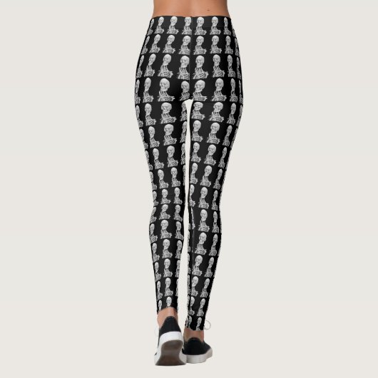 Skeleton Halloween Legging Leggings (Rückseite)
