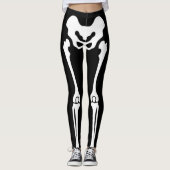 Skeleton Halloween Leggings (Vorderseite)