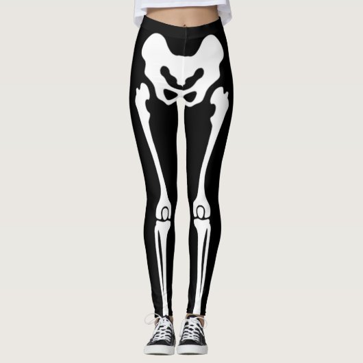 Skeleton Halloween Leggings (Vorderseite)