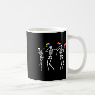 Skeleton Halloween Lgbt Flag Skeleton Gay Pride Mo Kaffeetasse