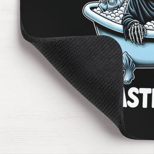 Skeleton Halloween Live-Lagh Toaster Bath Design Mousepad (Ecke)