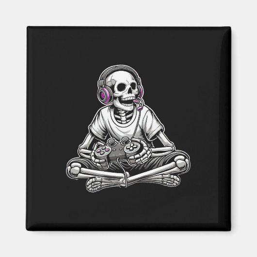 Skeleton Halloween Magnet (Vorne)