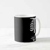 Skeleton Halloween Maternity Funny Pregnancy 2025 Kaffeetasse (VorderseiteRechts)