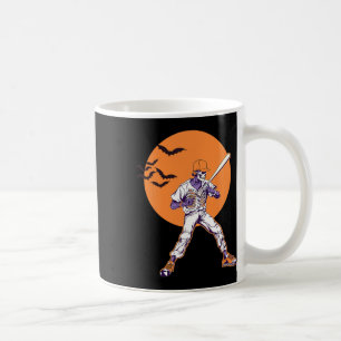 Skeleton Halloween Men Boys Baseball Halloween Kaffeetasse