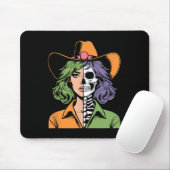 Skeleton Halloween Mousepad (Mit Mouse)