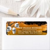 Skeleton Halloween-Party Freaky Night Orange (Insitu)