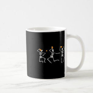 Skeleton Halloween Pickleball Kaffeetasse