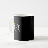 Skeleton Halloween Picklell Kaffeetasse (Vorderseite Links)