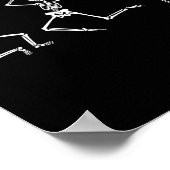Skeleton Halloween Picklell Poster (Ecke)
