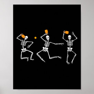 Skeleton Halloween Picklell Poster