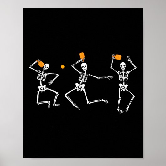 Skeleton Halloween Picklell Poster (Vorne)