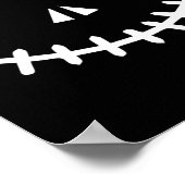 Skeleton Halloween Poster (Ecke)
